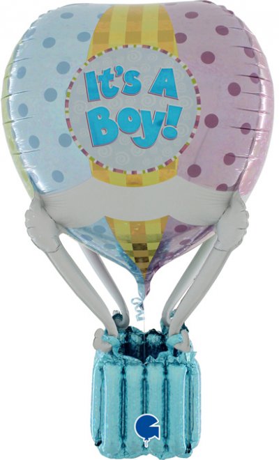 36" It's a Boy Hot Air Balloon