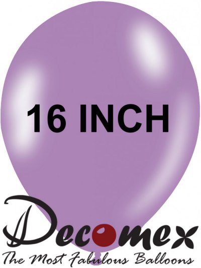 16" Macaron Floral Lavender 250 DECOMEX (25pcs)