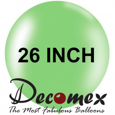 26" Round Macaron Mint Green 263 DECOMEX (10pcs)