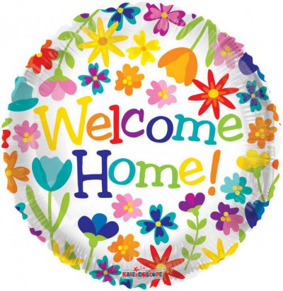 18" Welcome Home Spring Flowers