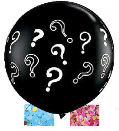 36" Boy or Girl Confetti Balloon