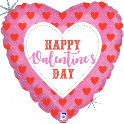 18" Happy  Valentines Day Hearts