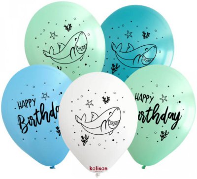 12" Happy Birthday Baby Shark KALISAN