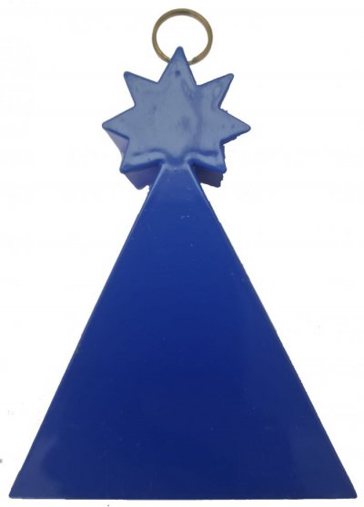 Blue Party Hat Plastic Balloon Weight 90grm
