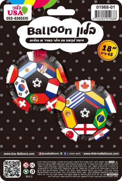 18" Football World Cup Flags
