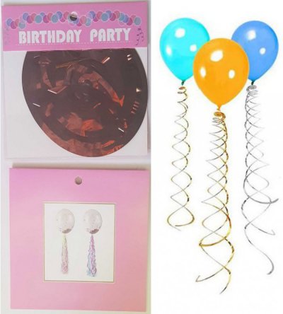 Spiral Balloon/Party Rose Gold Decoration