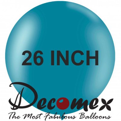 26" Round Macaron Tiffany Blue 278 DECOMEX (10pcs)