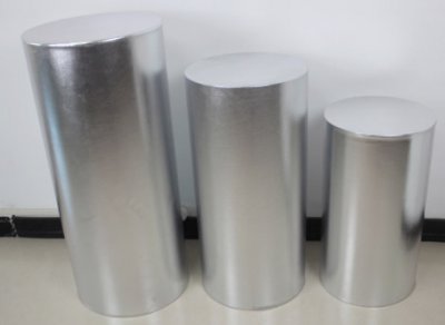 Silver Stand Cover 3pc set33x60/36x75/40x90cm 