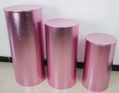 Pink Stand Cover 3pc set33x60/36x75/40x90cm 