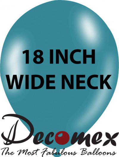 18" Wide Neck Pastel Turquoise 274 DECOMEX