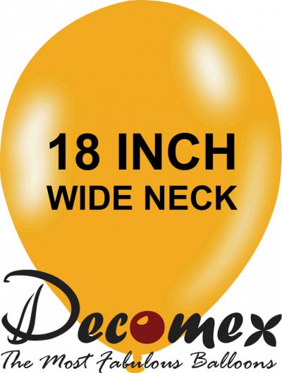 18" Wide Neck Amber 245 DECOMEX