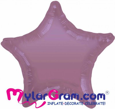 18" Pastel Dark Pink Star MYLARGRAM