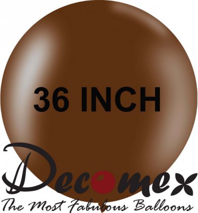 36" Round Chocolate 254 DECOMEX (5pcs)