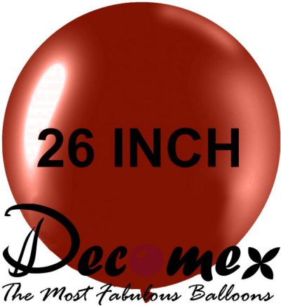 26" Round Ruby Red 111 DECOMEX (10pcs)
