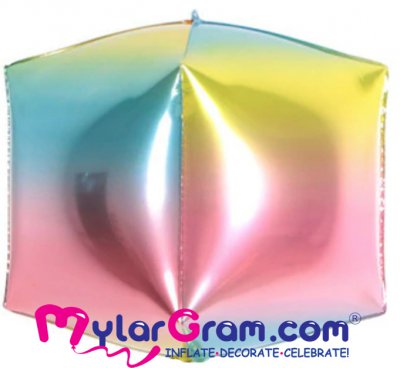 22" Rainbow Cube 4D