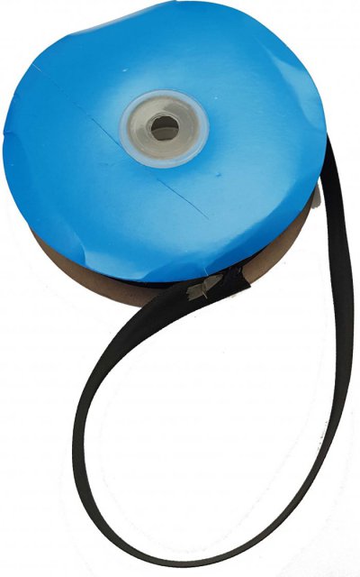 Satin  Ribbon Black 25mm x 50m