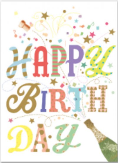 Happy Birthday Greeting Card (B)