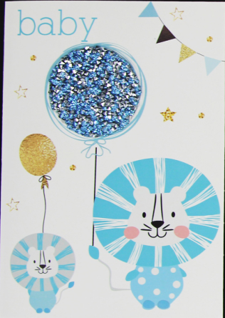 Baby Boy Greeting Card (S)