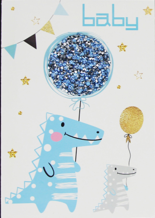 Baby Boy Greeting Card (S)