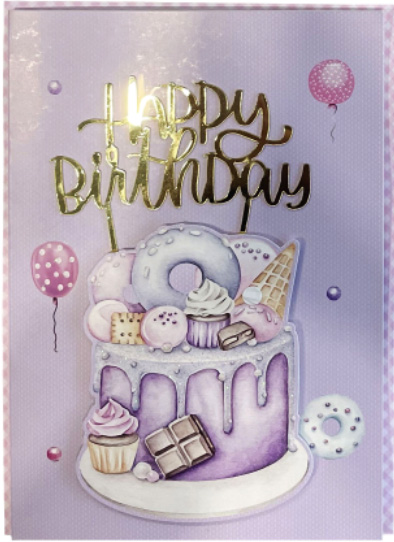Happy Birthday Greeting Card (S)