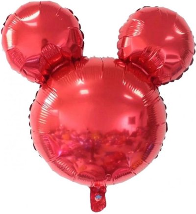 18" Mouse Shaped Ears Red