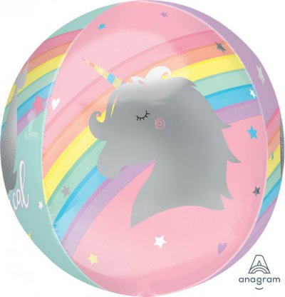 16" Orbz Magical Rainbow Unicorn 