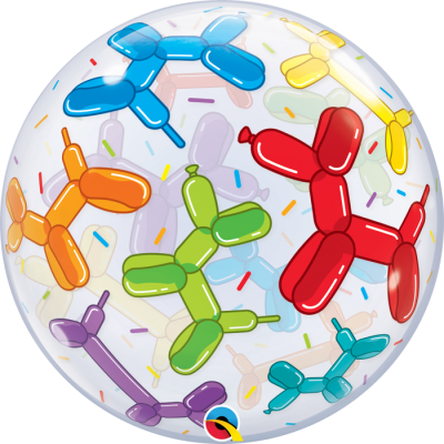 22" Dog Bubble Balloon