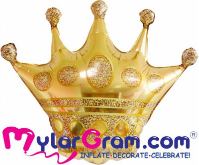 40" Gold Crown Shape 