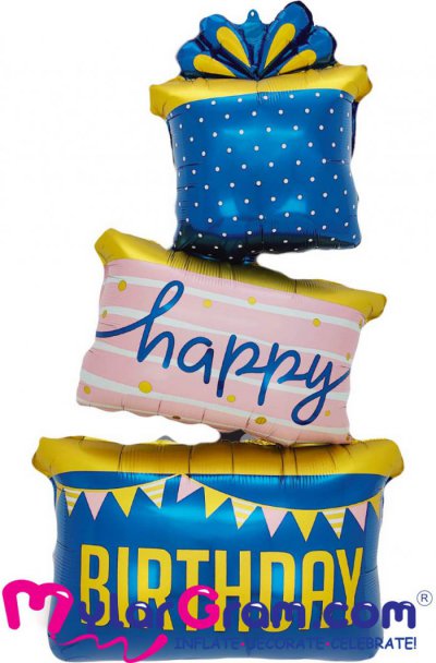 48" Happy Birthday Cake Present