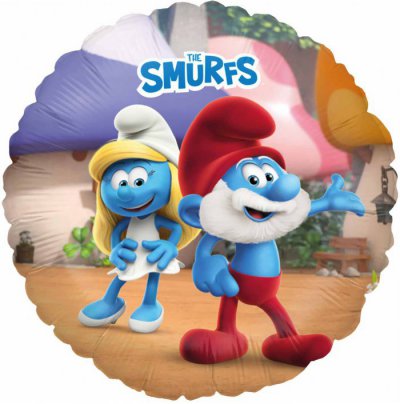 18" Papa Smurf & Smurfette