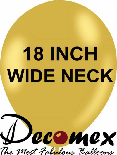18" Wide Neck Retro Mustard 266  DECOMEX (25pcs)