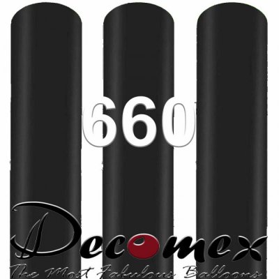 Modelling 660 Black 180 DECOMEX (25pcs)