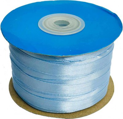 Satin Ribbon Light Blue 10mm x 100m