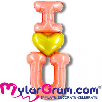 SALE 37" I Heart U Airfilled