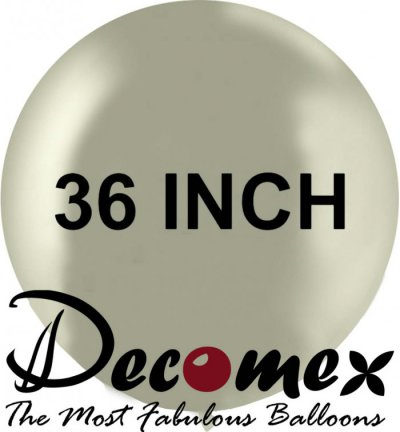 36" Round Pebble Grey 208 DECOMEX (5pcs)
