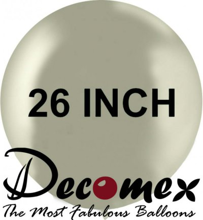 26" Round Pebble Grey 208 DECOMEX (10pcs)