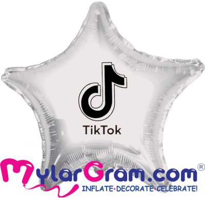 18" Tik Tok Silver Star