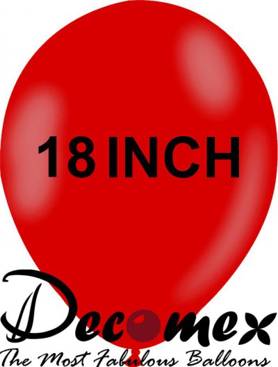18" Red 110 DECOMEX (25pcs)