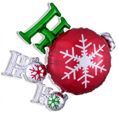 28" Ho Ho Ho Christmas Ornaments