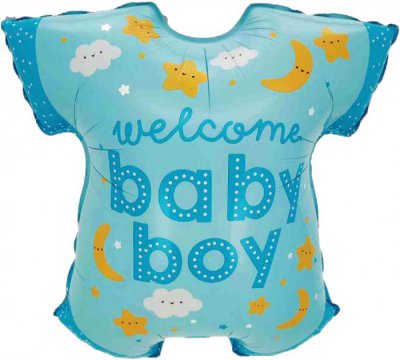SALE 24" Welcome Baby Boy T-Shirt