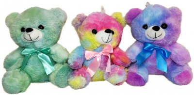 Plush Multicolor Bear 20cm