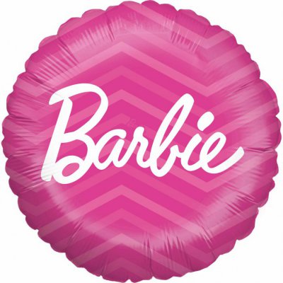18" Barbie Logo Mylar