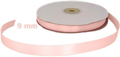 Satin Ribbon Baby Pink 9mm x 50m