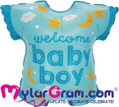 SALE 24" Welcome Baby Boy T-Shirt
