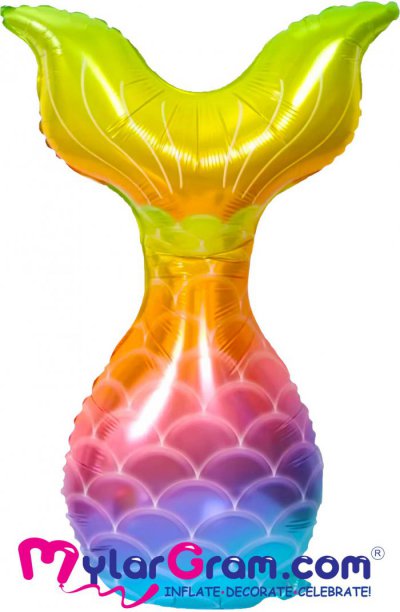 33" Rainbow Mermaid 
