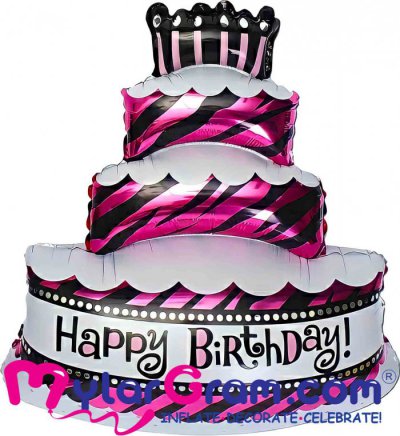 28" Happy Birthday Cake