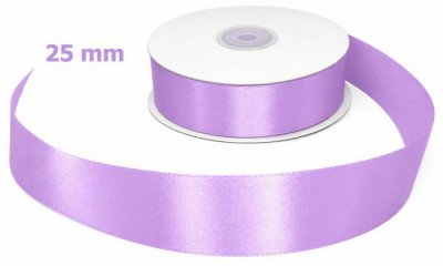Satin Ribbon Lilac  25mm x 50m