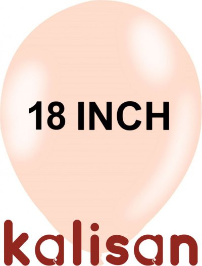 18" Macaron Pale Salmon KALISAN 3012 (25pcs)