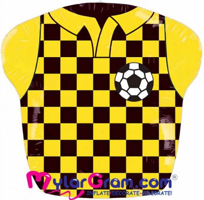 26" Football T-Shirt Yellow/Black