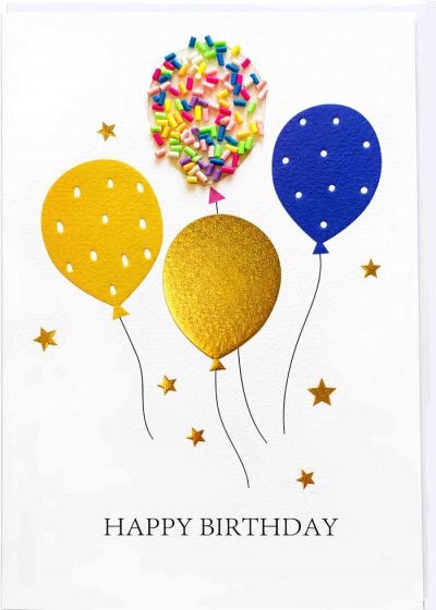 Happy Birthday Greeting Card 3D
